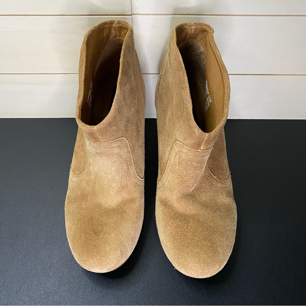 Steve Madden Pembrook Ankle Booties Women's Size 5.5 Shoes M Brown Suede Leather - Picture 6 of 10
